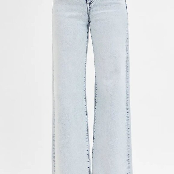 RISEN Full Size High Rise Wide Leg Jeans Plus Size - Picture 2 of 6